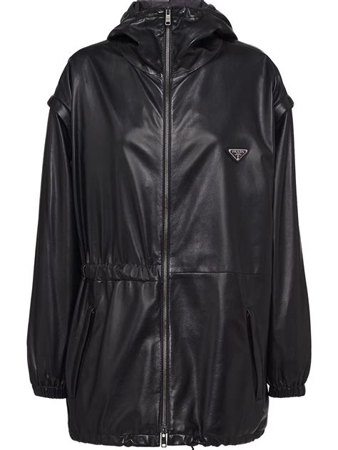 prada hooded windbreaker|Prada windbreaker jacket women's.